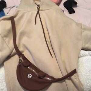 Brown Crossbody Bag attached to top